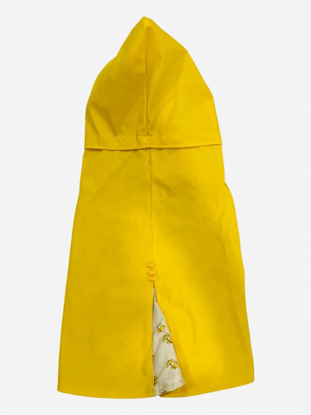 Dog Yellow Raincoat with Lining- size Large